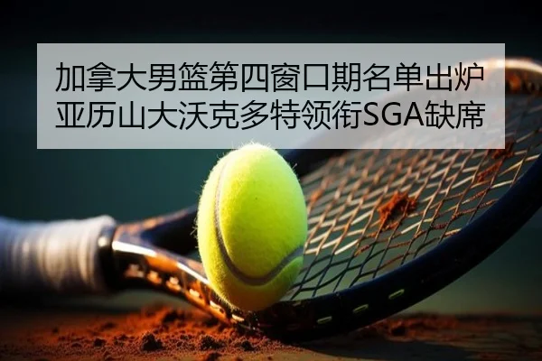 加拿大男篮第四窗口期名单出炉 亚历山大沃克多特领衔SGA缺席 - HTH